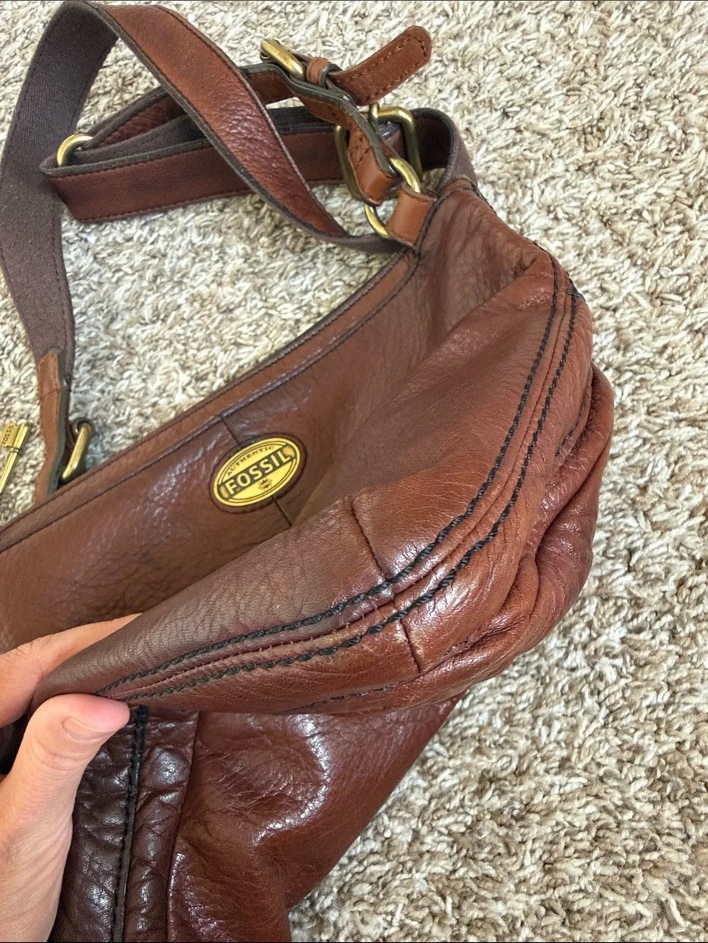 FOSSIL Leather Crossbody Bag